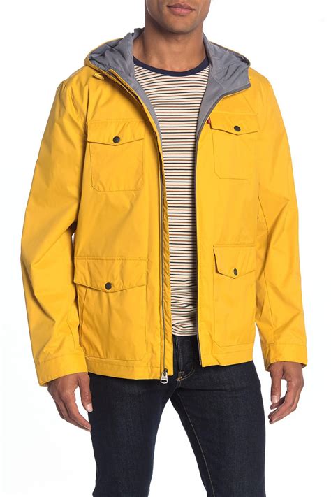 yellow waterproof jacket men's.